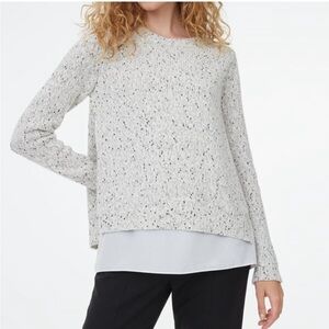 Club Monaco Kaelane Mixed Media Sweater -0/XS